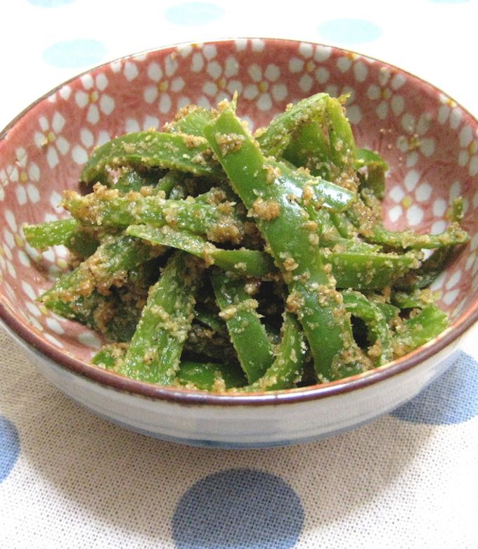 お弁当にも☆ピーマンのゴマ和え by さったんママ 【クックパッド