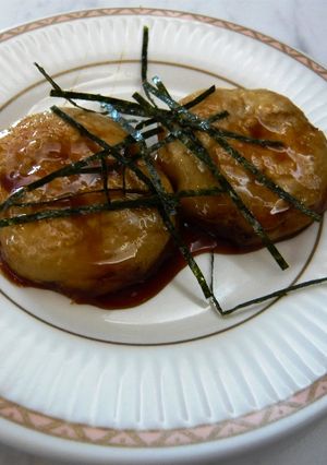お年寄りのおやつ♪ポテト餅のバター焼き-レシピのメイン写真