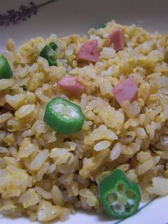 味付けは青じそドレ! さっぱりオクラ炒飯-レシピのメイン写真