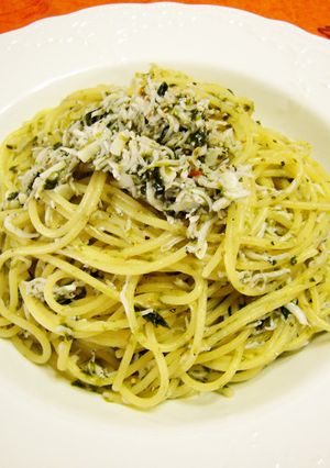 ★れぽ350★簡単♪シラスと海苔のパスタ-レシピのメイン写真
