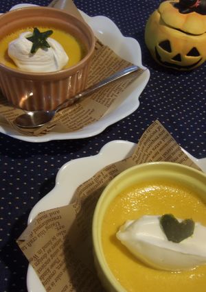 ミキサーで簡単★クリーミーかぼちゃプリン-レシピのメイン写真