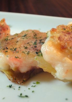 Ｗ海老しんじょの生姜はさみ焼き♪-レシピのメイン写真