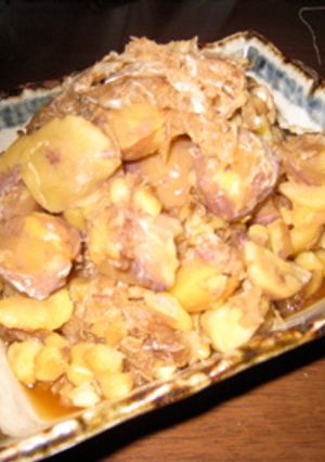 栗のおかか煮穂☆ご飯にマッチする栗料理ー-レシピのメイン写真