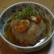 鶏ひき肉と蓮根の肉饅頭 ~青じそあんかけ