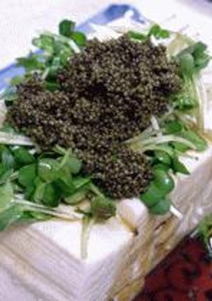 畑のキャビア豆腐-レシピのメイン写真