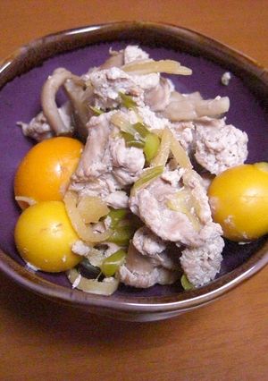 キンカン入り鶏モツ煮込み-レシピのメイン写真