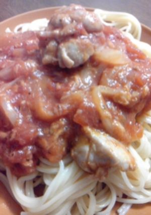 ポイントはツナ缶☆ガッツリ系トマトソース-レシピのメイン写真