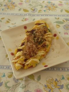 お好み焼き風オムレツ-レシピのメイン写真
