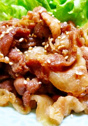 豚こま切れ肉で！お手軽☆フライパン焼き肉-レシピのメイン写真