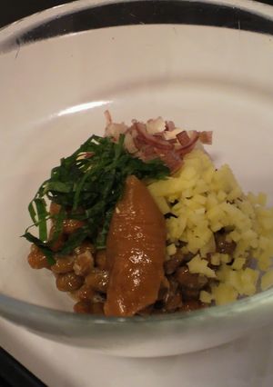 生姜入りの薬味納豆♪食欲ない時に-レシピのメイン写真