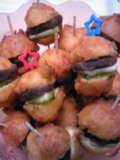 ハンバーガー!?→りんごあんドーナツ☆-レシピのメイン写真