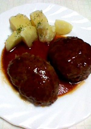 ハンバーグ-レシピのメイン写真