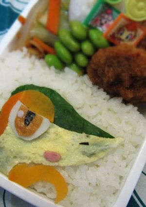 キャラ弁　ツタージャ（ポケモン）弁当-レシピのメイン写真