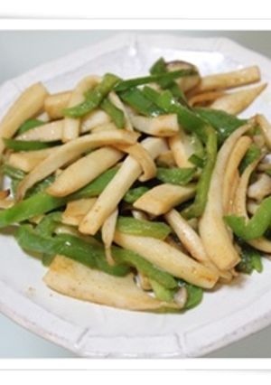 エリンギとピーマンのしょう油マヨ炒め-レシピのメイン写真