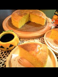 *かぼちゃのスフレチーズケーキ*-レシピのメイン写真
