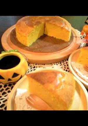 ＊かぼちゃのスフレチーズケーキ＊-レシピのメイン写真