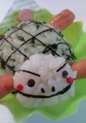 かめさんメロンパン風～キャラ弁～-レシピのメイン写真