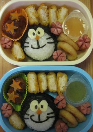 ❤キャラ弁❤ドラえもんおにぎり-レシピのメイン写真