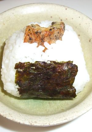 ちくわ天大好き♡ちくわの天むす～赤シソ味-レシピのメイン写真