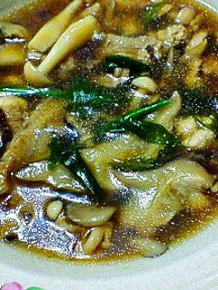 キノコたっぷり 食べる中華スープ-レシピのメイン写真