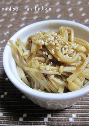 うまみ肉味噌風で簡単♪ピリ辛簡単なめたけ-レシピのメイン写真