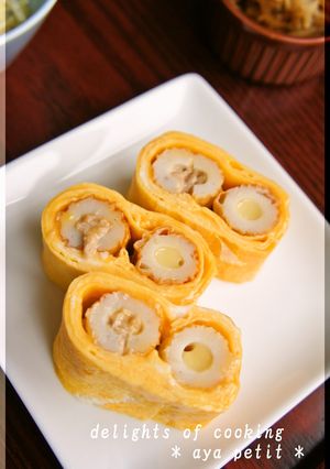 ☆よくばりちくわの厚焼き卵☆-レシピのメイン写真