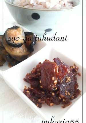 ご飯のお供♪生姜の佃煮-レシピのメイン写真