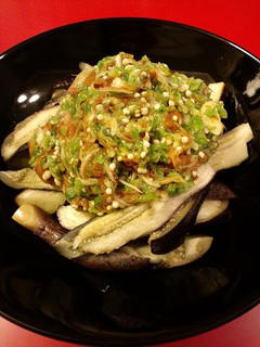 蒸しなすのオクラ&みょうがソースがけ-レシピのメイン写真