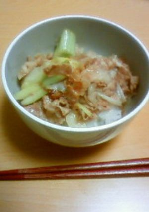マジ旨い!!バラ葱丼｡-レシピのメイン写真