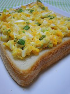 明太子卵ネギトースト-レシピのメイン写真