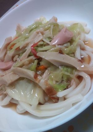 シーフード？あんかけうどん-レシピのメイン写真