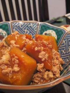 ☆かぼちゃの鶏そぼろあん☆-レシピのメイン写真