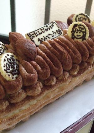 誕生日ロール（栗仕上げ）-レシピのメイン写真
