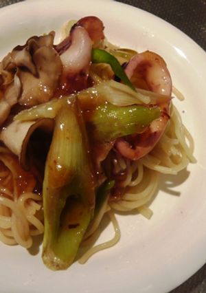 こく仕立て青じそ・イカ焼きそば-レシピのメイン写真