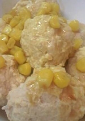 鶏肉チーズ団子カレーソース-レシピのメイン写真