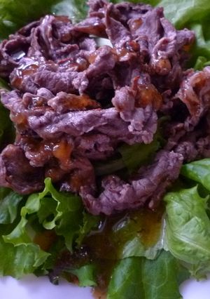 ヘルシー贅沢サラダ♪牛肉バージョン-レシピのメイン写真