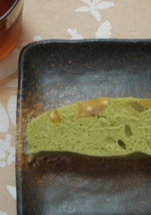 栗と抹茶の蒸しパン×ルクエ-レシピのメイン写真