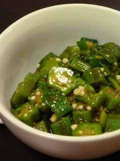 オクラ~わさび醤油~-レシピのメイン写真