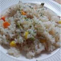รูปของ 青じそドレッシングで炊いたピラフ♪