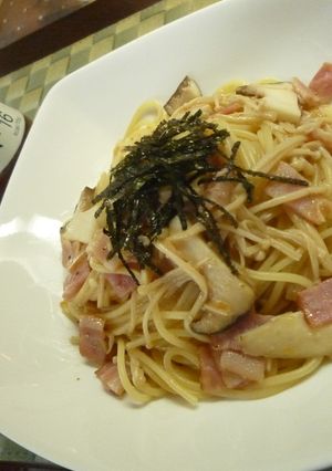 きのこと「こく仕立て青じそ」のパスタ♪-レシピのメイン写真