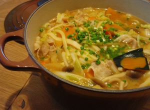 かぼちゃと豚バラのあったか煮込みうどん。-レシピのメイン写真