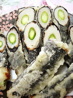 竹輪で✿みそ漬けアスパラ巻きマキ~♫♬-レシピのメイン写真