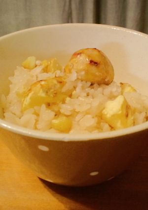 Sally'sル・クルーゼで栗ごはん-レシピのメイン写真