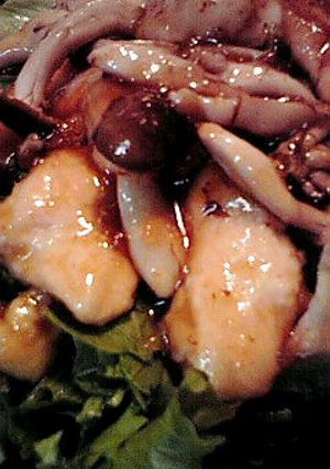 こくうま！きのことチキンのホットサラダ-レシピのメイン写真