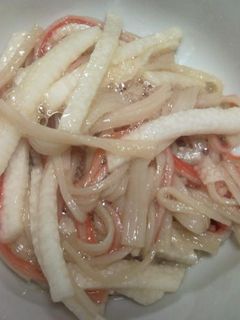 簡単☆長いもとカニカマの和えもの-レシピのメイン写真