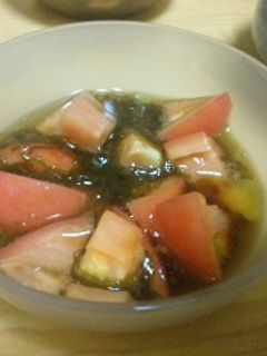 もずくとトマトの☆酢の物☆-レシピのメイン写真