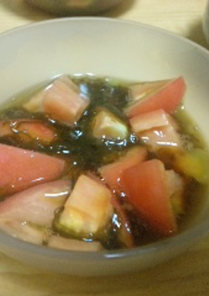 もずくとトマトの☆酢の物☆-レシピのメイン写真