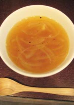 青じそドレッシングで♪和風オニオンスープ-レシピのメイン写真