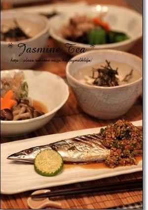 紹興酒でコクうま♪秋刀魚のねぎゴマだれ-レシピのメイン写真