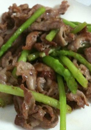 豚肉とアスパラのうま塩炒め-レシピのメイン写真